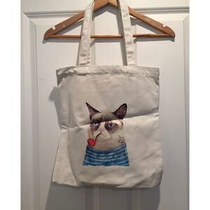 Grumpy Cat tote bag